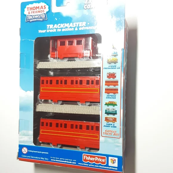 VINTAGE Fisher Price Thomas the Train: TrackMaster Express Coaches NEW Cars & Vehicles